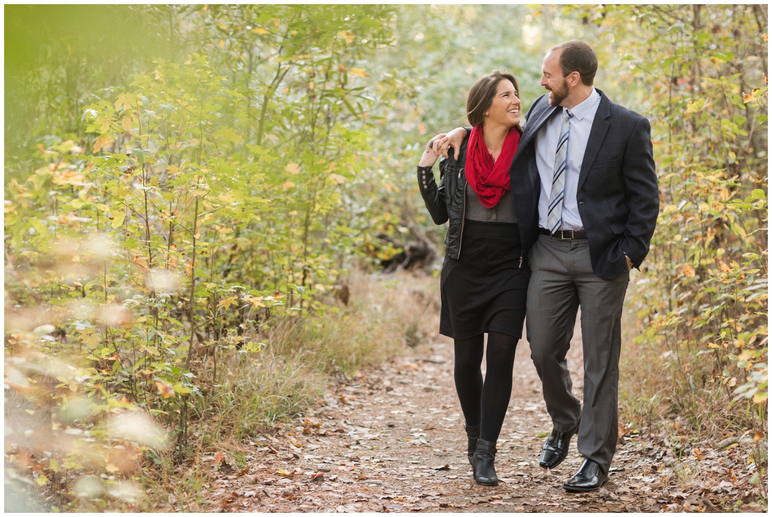 Joyce Anne and Mike | Fall First Landing State Park | Virginia Beach Engagement Session