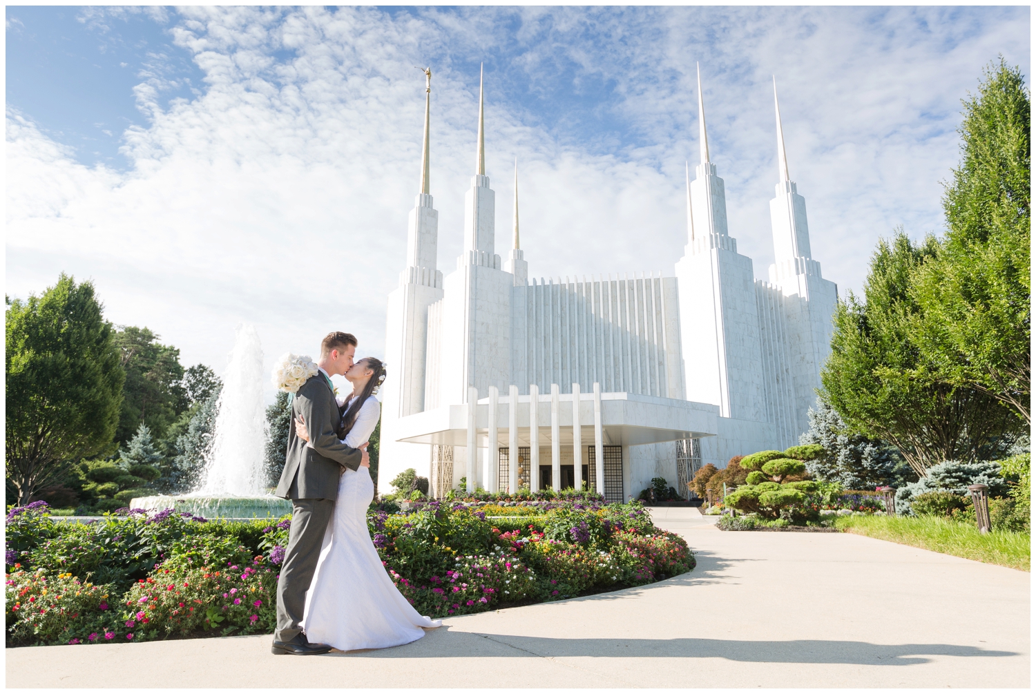 Heidi + Patrick | Washington DC LDS Temple Wedding | DC Temple Photographer