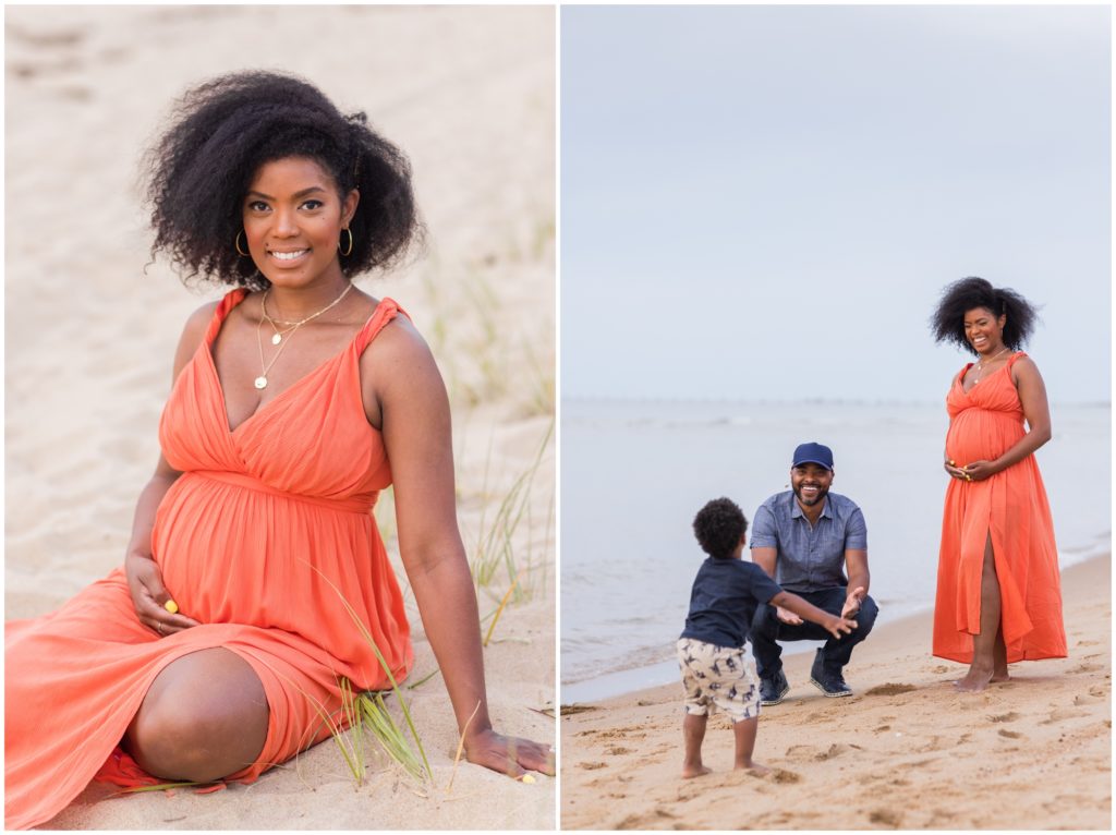 orange maternity dress
Delta Bayfront Maternity Session
