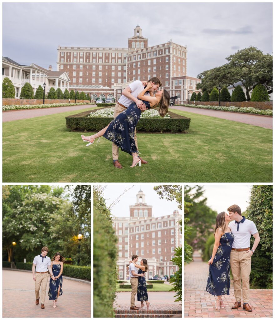 couple in front of cavalier hotel