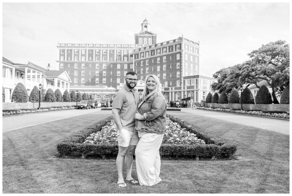 coastal cavalier hotel engagement session